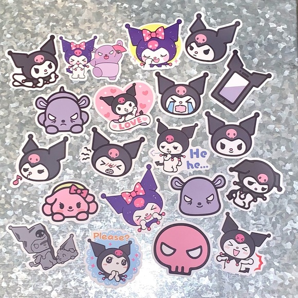 (50) Emo My Melody Waterproof Stickers + free giff - Picture 2 of 4
